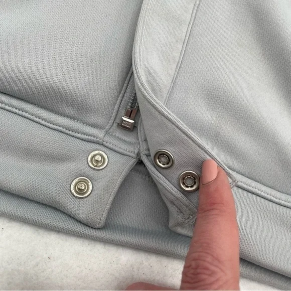 ADIDAS Men’s Golf Zip Up Track Jacket Grey w/red stripes size: Small Climalite - Picture 5 of 11